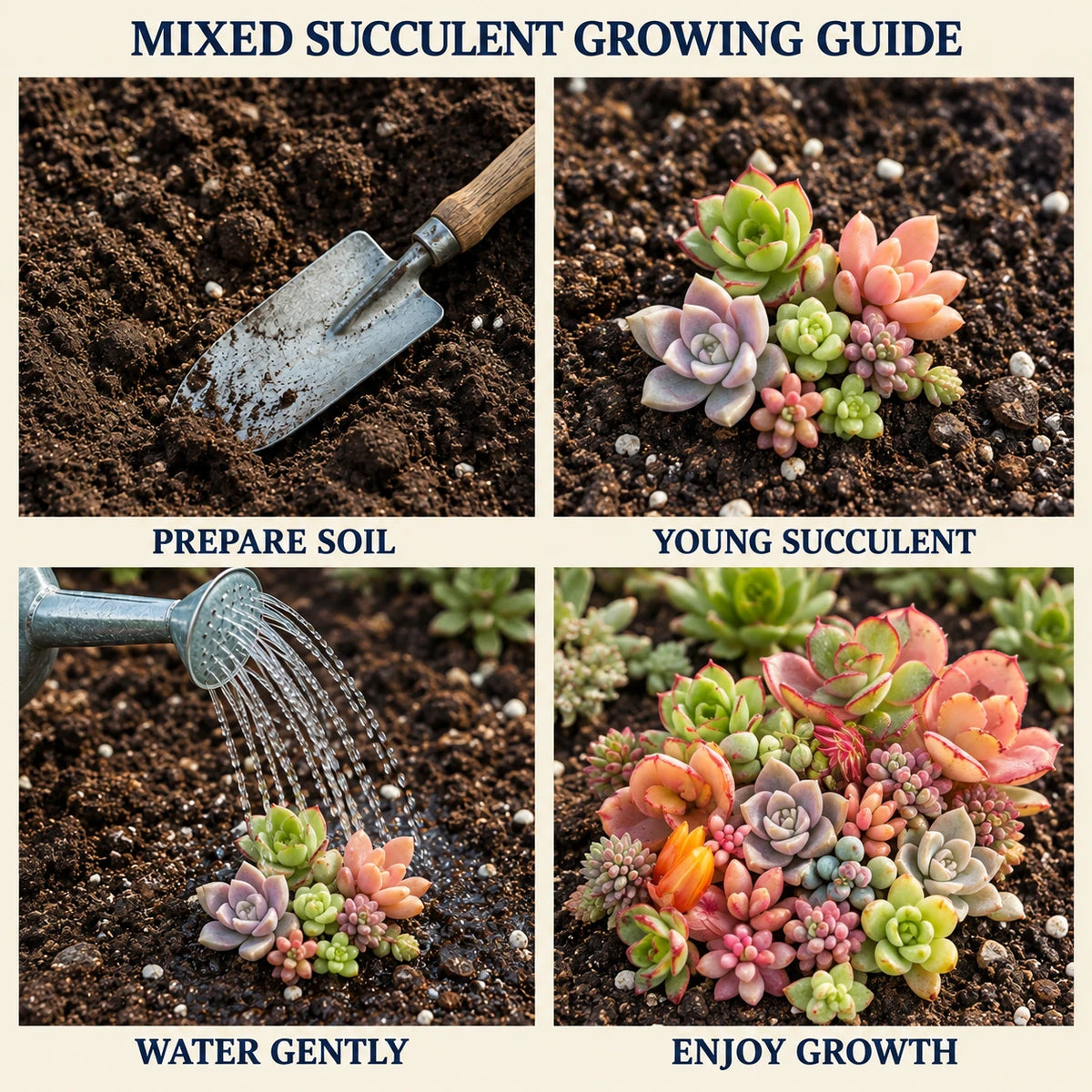 Rare Mixed Succulent Seeds – Beautiful Garden Variety Pack