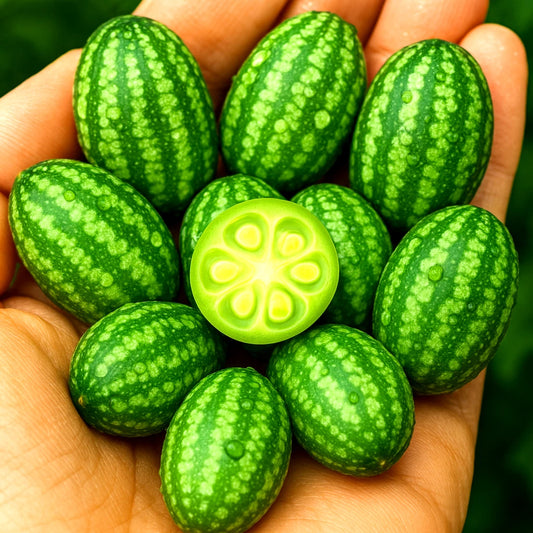 Cucamelon Seeds – Heirloom Mexican Sour Gherkin for Home Gardens