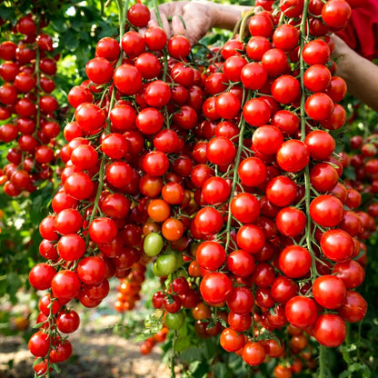 Super Sweet Cherry Tomato Seeds – Heirloom Non-GMO for Vegetable Gardens
