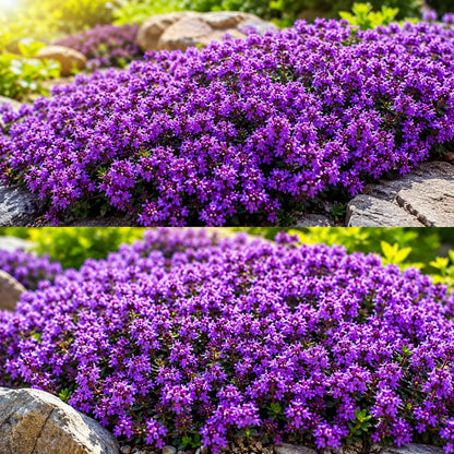 Purple Creeping Thyme Seeds – Perennial Ground Cover for Sunny Gardens