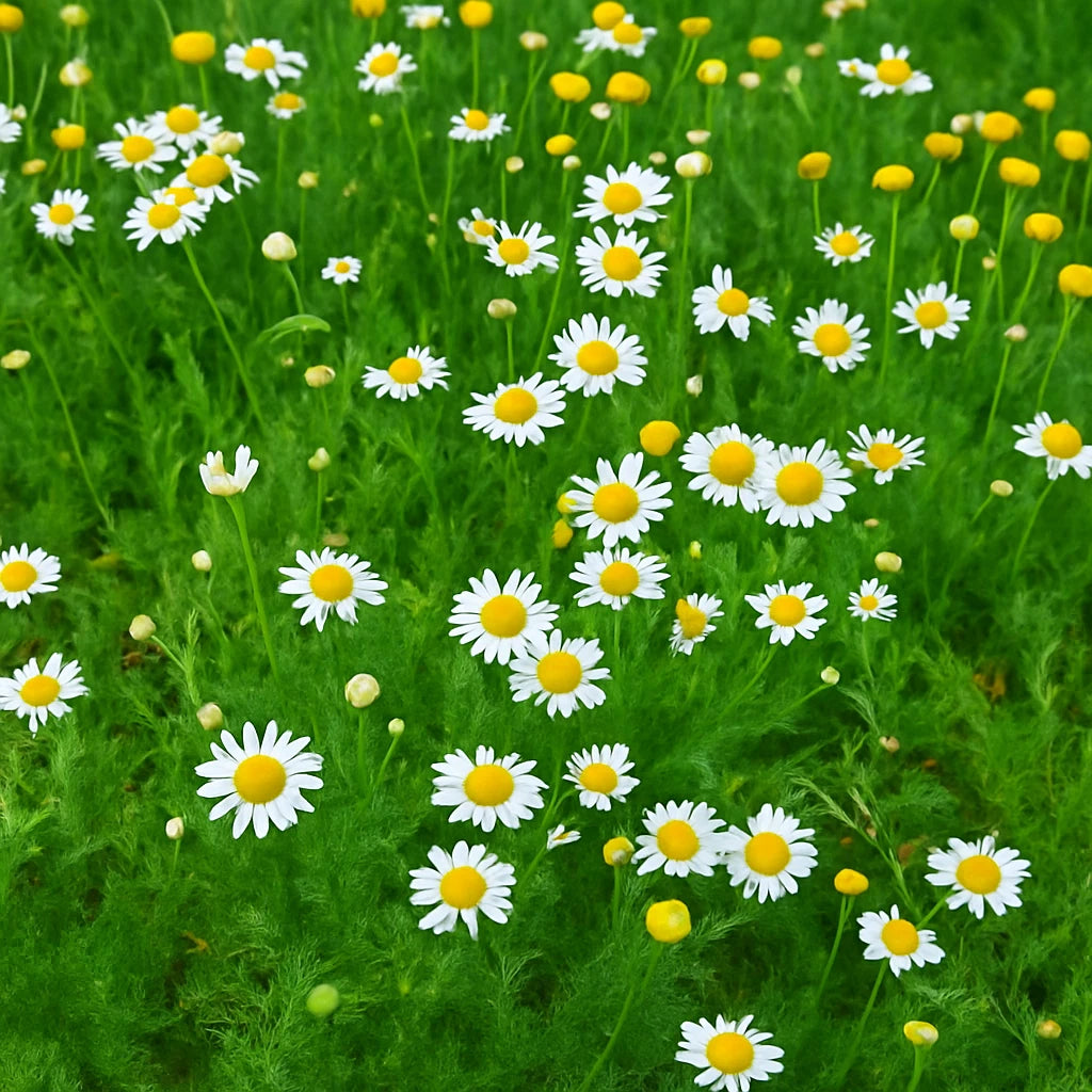 Roman Chamomile Seeds – Perennial Tea Herb & Fragrant Ground Cover